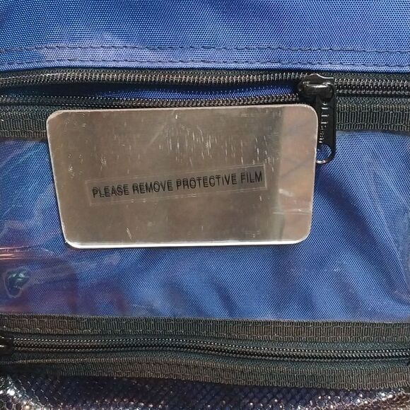 UNISEX L.L. Bean 2 Piece  Blue Travel Toiletry Bag with Hanging Hook...New witho - Picture 3 of 10